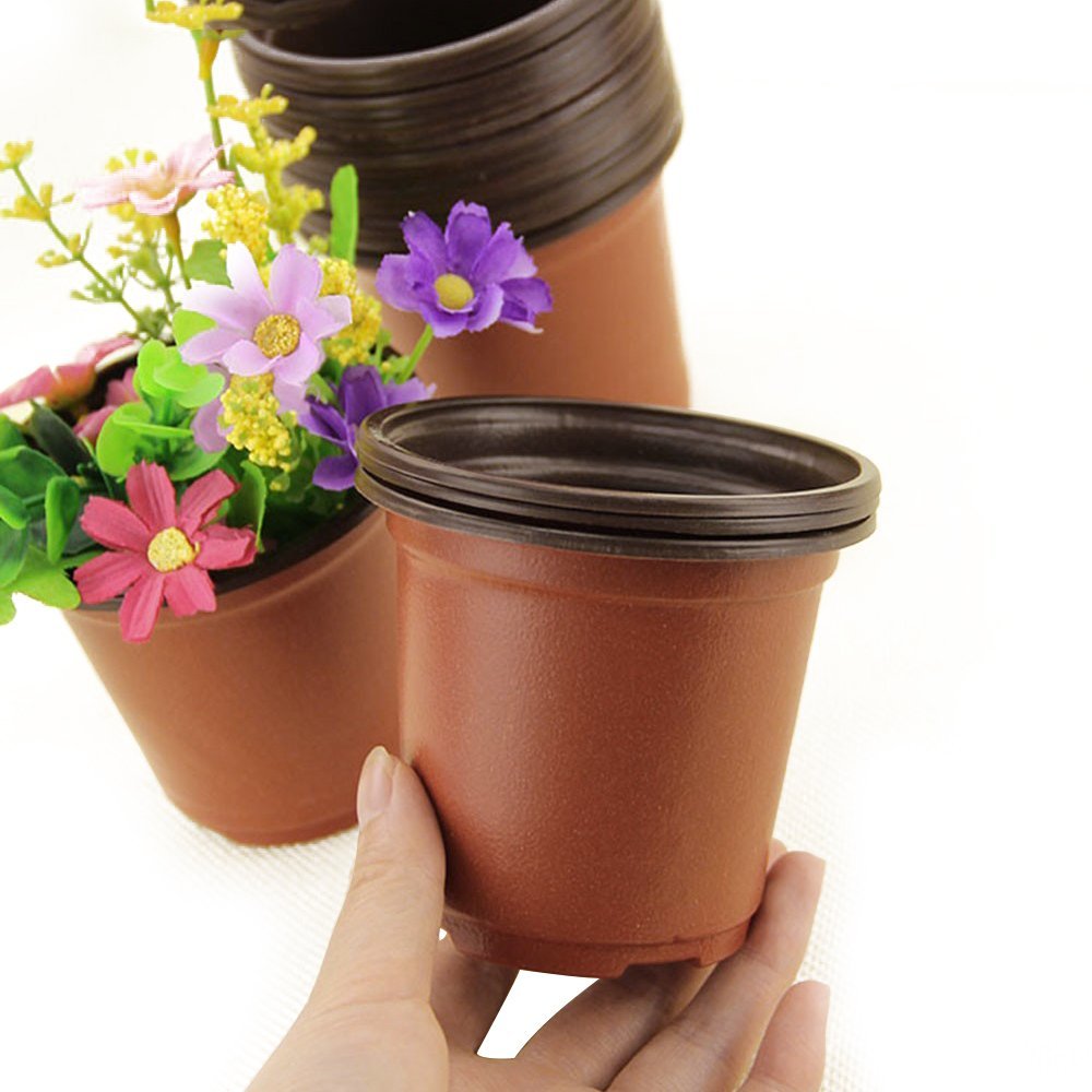 Set of 100 Plastic Pot for Plants