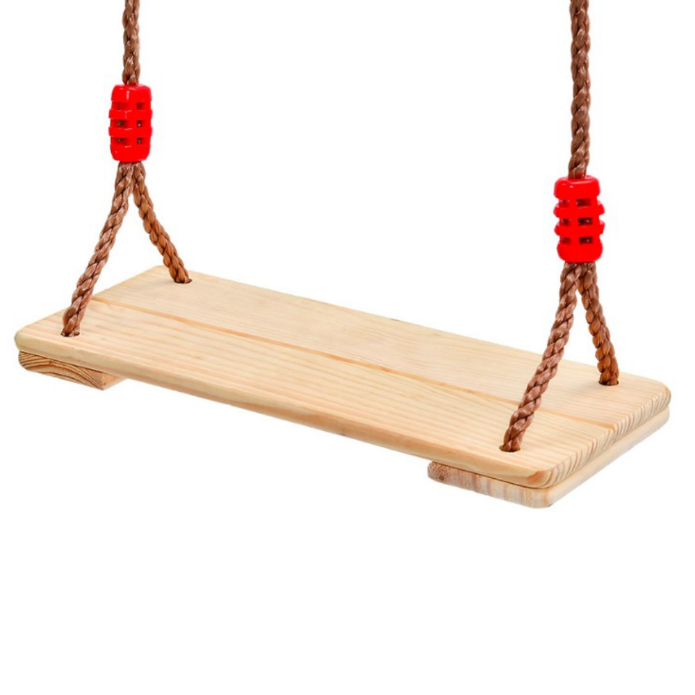 Outdoor Wooden Swing Set with Rope Outdoor Wooden Swing Set with Rope