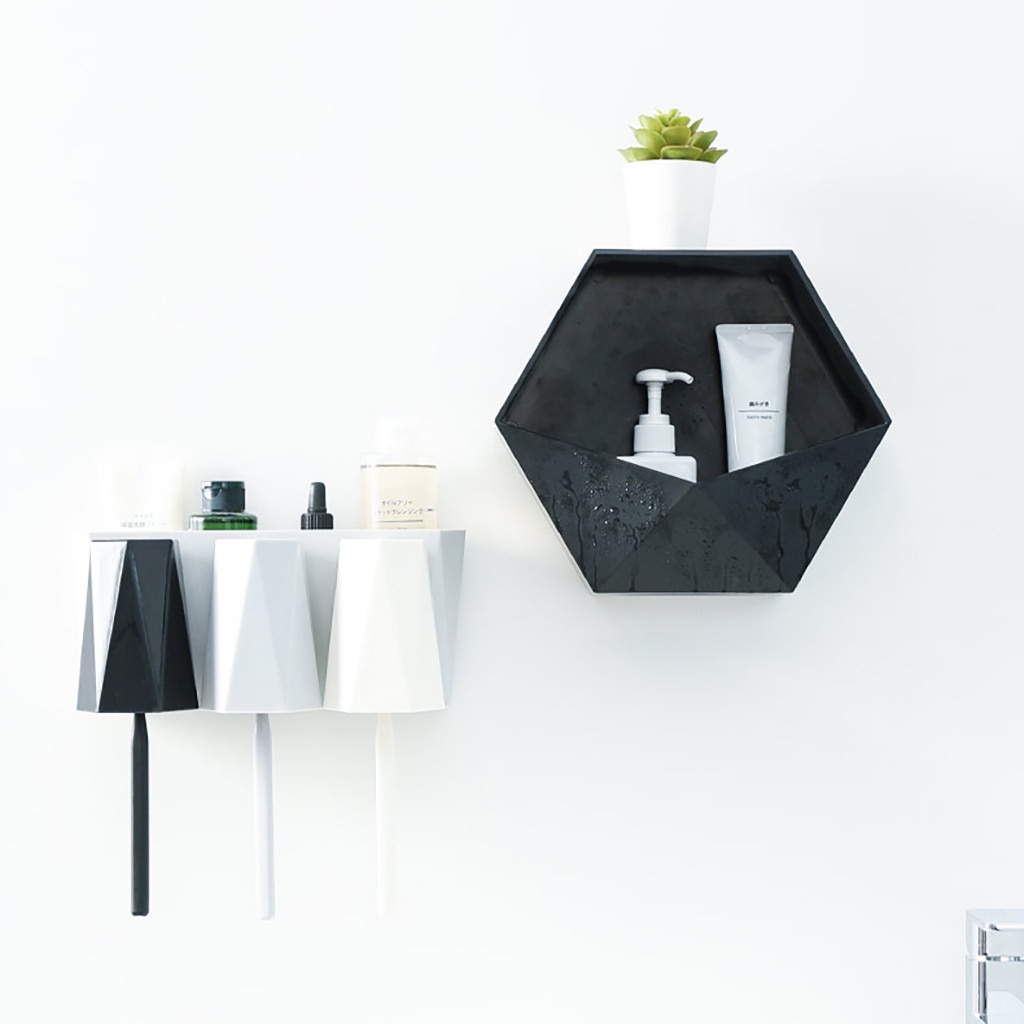Wall Hanging Hexagon Shelf