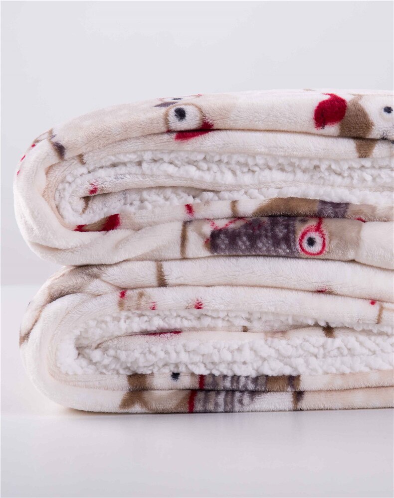 Winter Fleece Printed Blanket Winter Fleece Printed Blanket