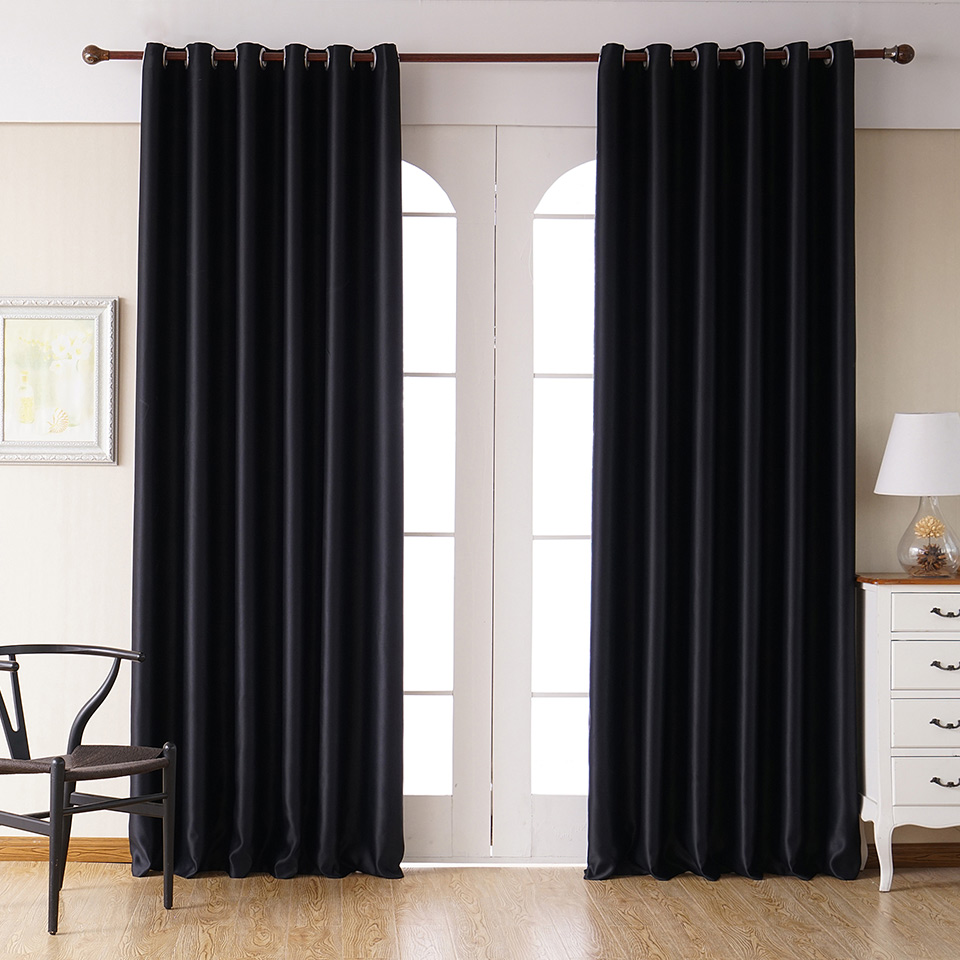 Modern Plain Curtains for Living Room