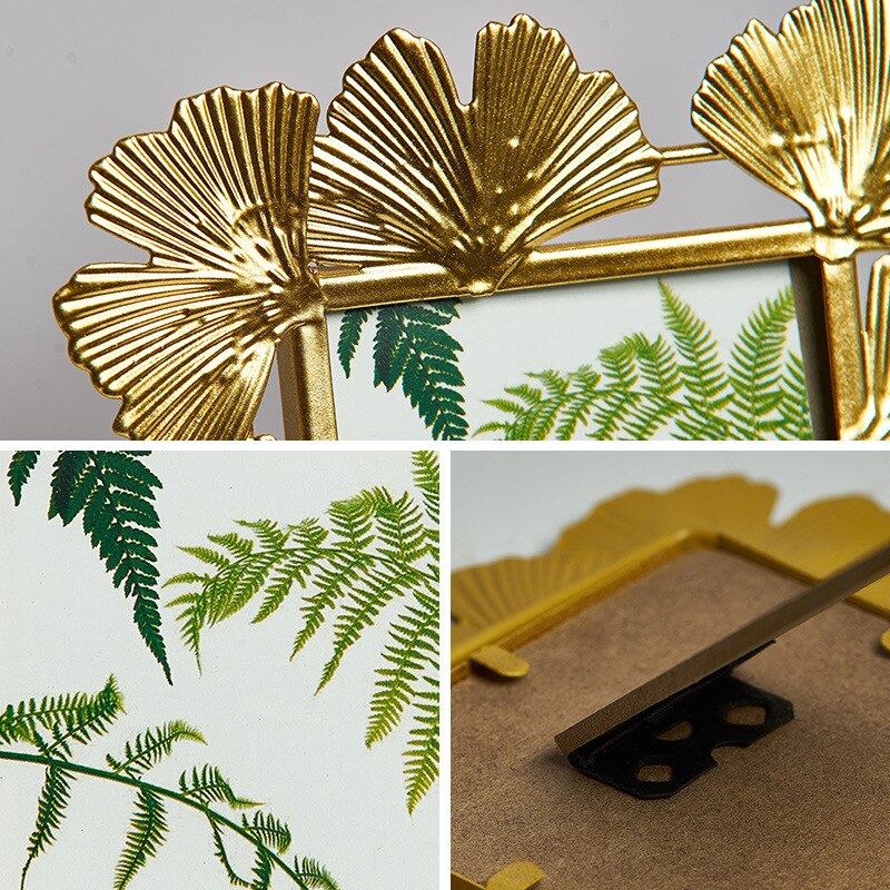 Nordic Gold Metal Photo Frame