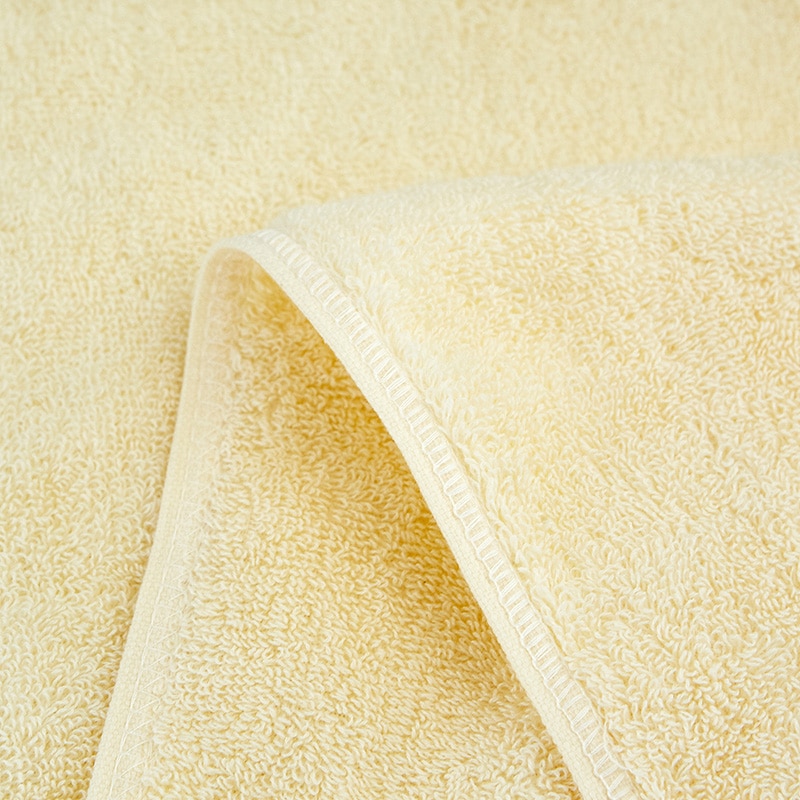 Solid Embroidered Cotton Towel