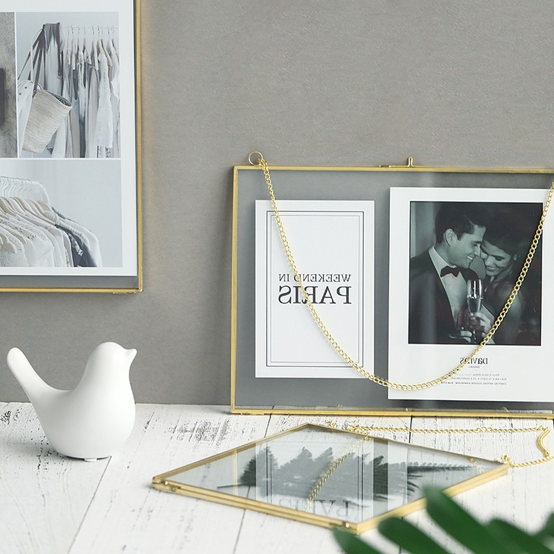 Nordic Wall Hanging Frame in Gold