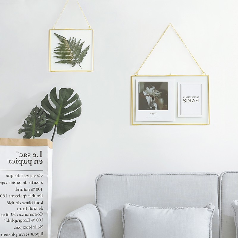 Nordic Wall Hanging Frame in Gold