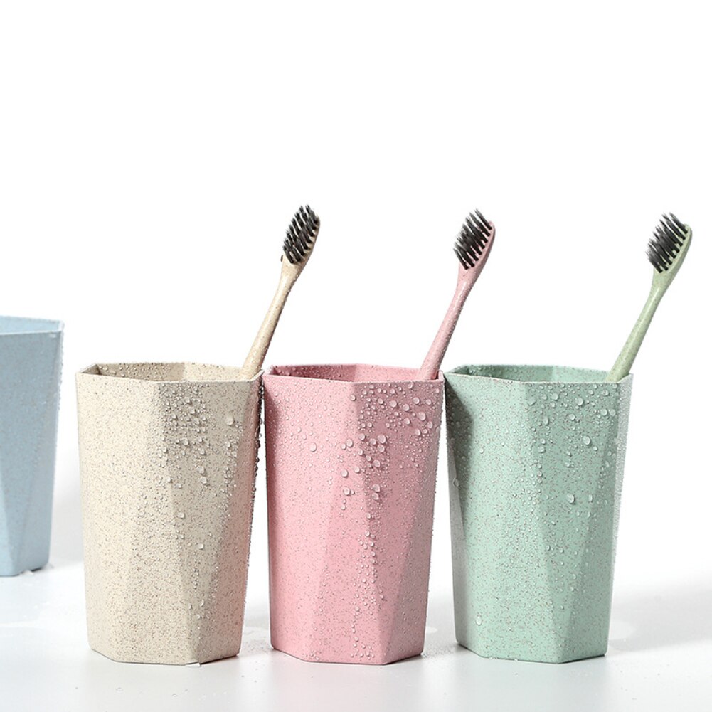 Wheat Straw Toothbrush Cups