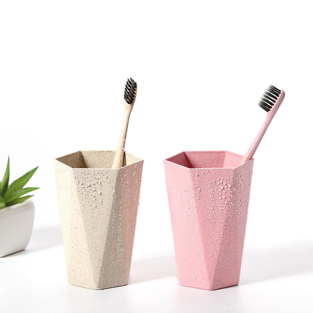 Wheat Straw Toothbrush Cups