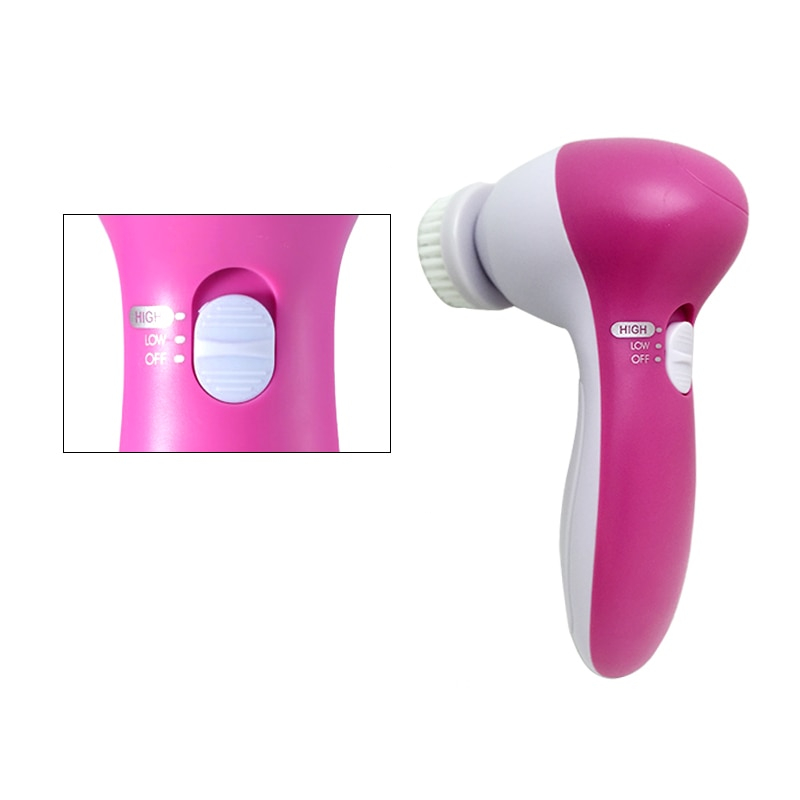 5-in-1 Waterproof Electric Facial Cleanser Brush 5-in-1 Waterproof Electric Facial Cleanser Brush
